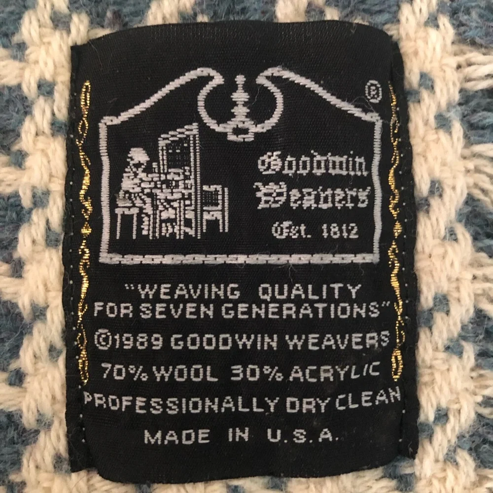 Vintage Bed Coverlet Throw Blanket